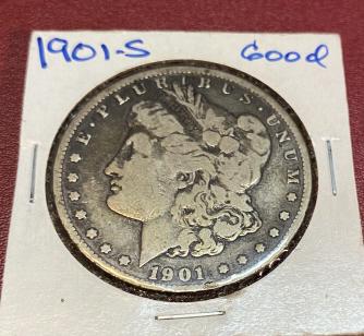 1901 S Better Date Morgan Dollar Good Grade (1 of 2)