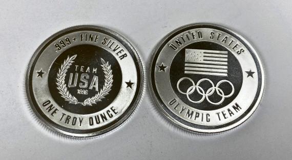 (2) 1 oz. Olympic Design Silver Rounds (1 of 1)
