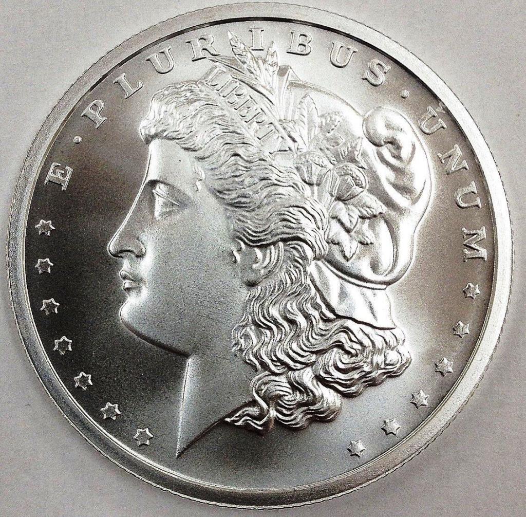 1 oz Morgan Design Silver Round (1 of 1)
