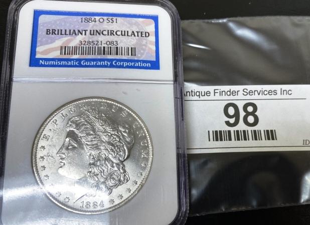 1884 O BU NGC Morgan Silver Dollar (1 of 2)