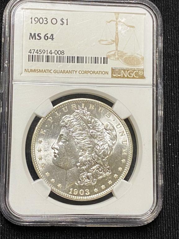 1903 O MS 64 NGC Morgan Silver Dollar (1 of 2)