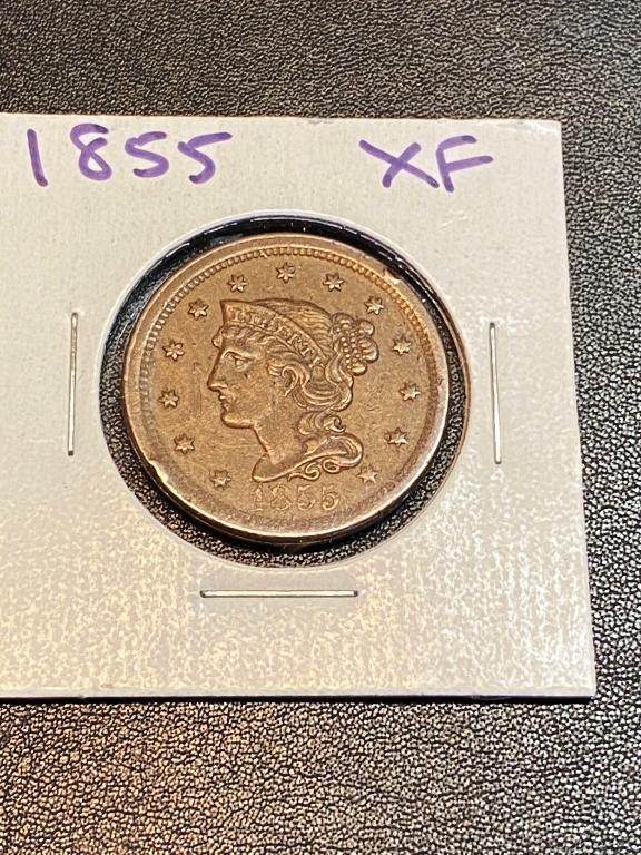 1885 XF Large Cent (1 of 2)
