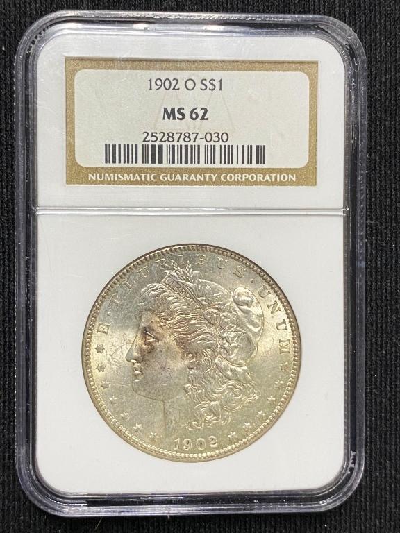 1902 O MS 62 NGC Morgan Dollar (1 of 2)