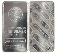 10 oz. ENGLEHARD Silver Bar VINTAGE (1 of 1)