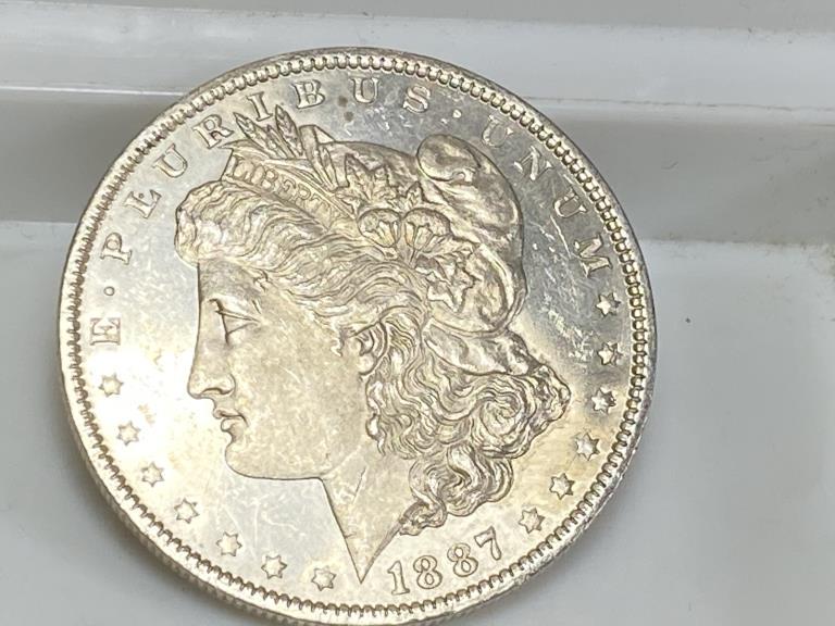 Better Date 1887 O High Grade PL Morgan Dollar (1 of 2)