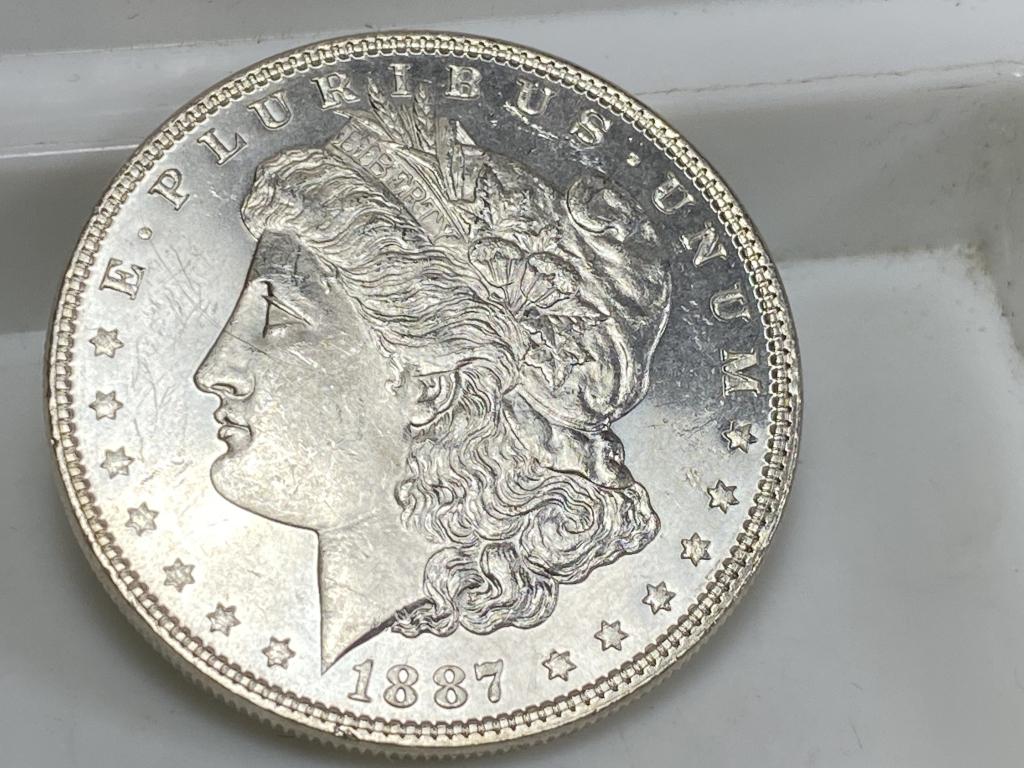 1887 P FROSTY WHITE PROOFLIKE Morgan (1 of 2)