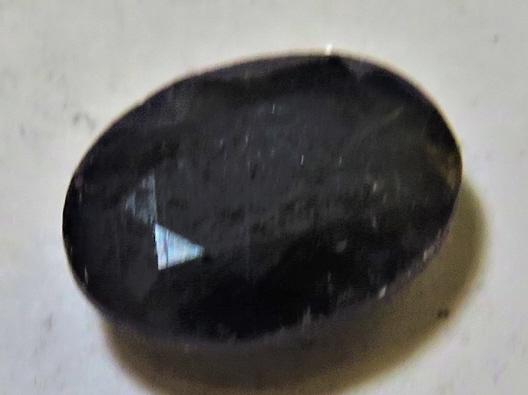 2 ct. Natural Indigo Blue Sapphire Gemstone: Item is the EXACT in the image - Bidder decides the value and grade by the bids placed. C Lot Vault goods -