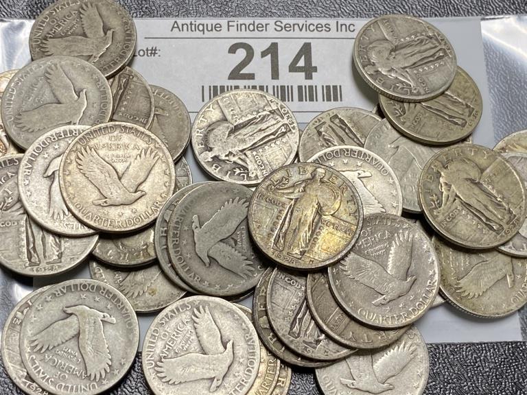 40 pcs. Standing Liberty Quarters (1 of 1)