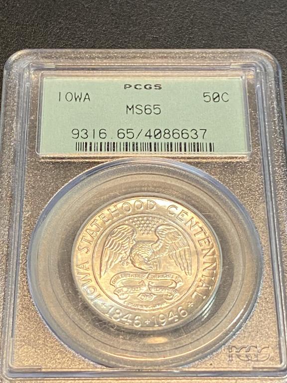 1946 Iowa MS 65 PCGS OGH Half Dollar (1 of 2)
