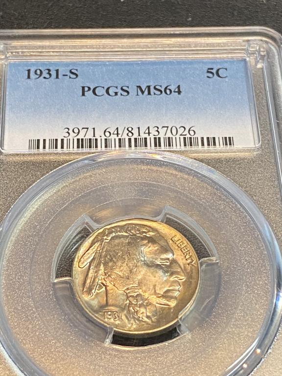 1931 S MS 64 PCGS Buffalo Nickel (1 of 2)