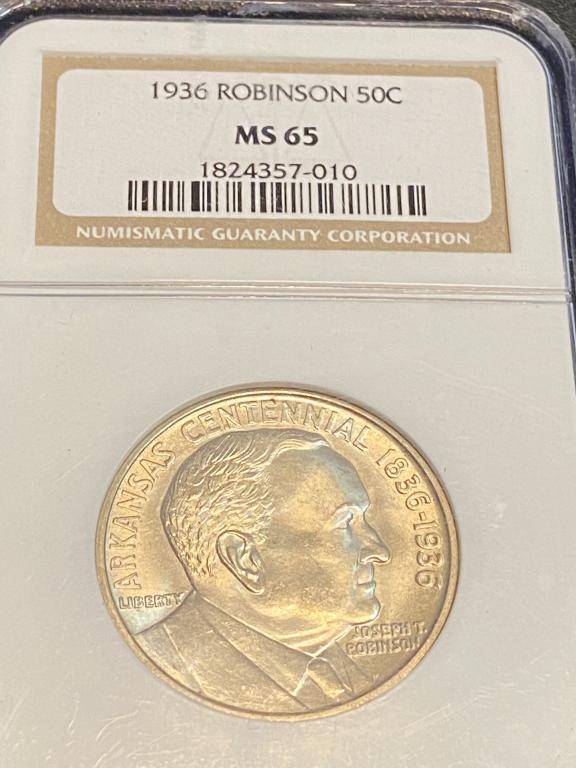 1936 Robinson MS 65 NGC Half Dollar (1 of 2)