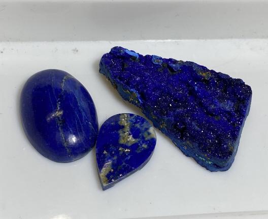 61.5 tcw. Amethyst Druzy - Lapis - Hard Stone Lot (1 of 1)