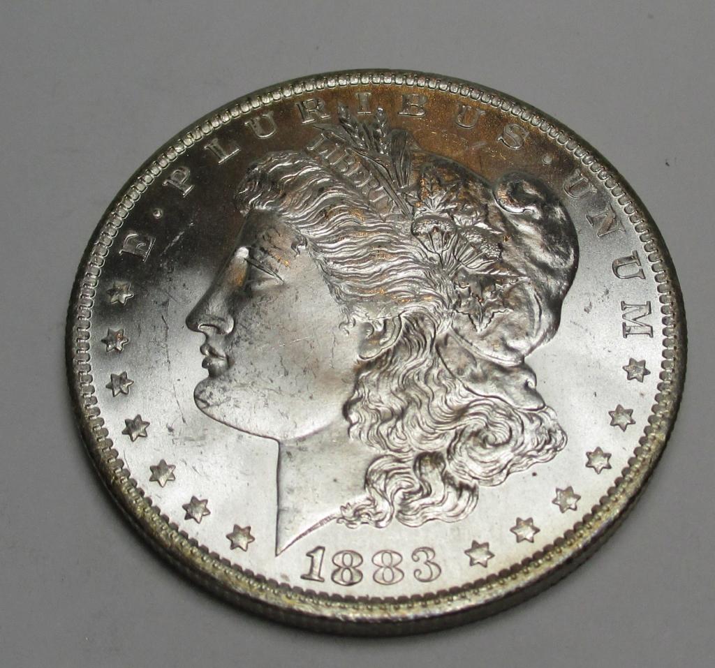 1883 O BU Morgan Silver Dollar (1 of 2)