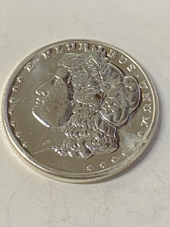 1 oz Morgan Design Silver Round (1 of 1)