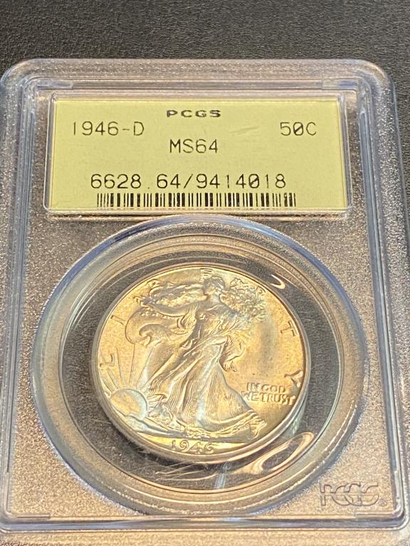 1946 d MS 64 PCGS Walking Liberty Half Dollar (1 of 2)