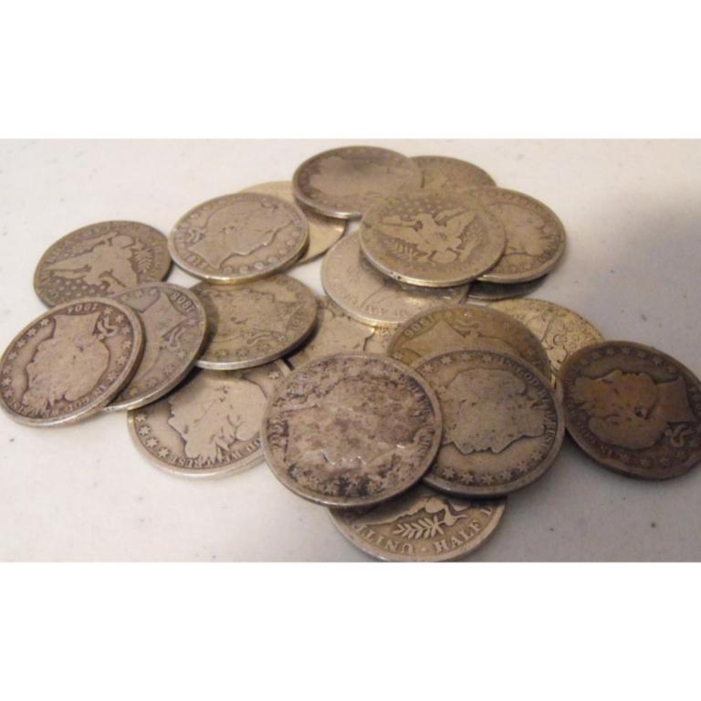 Lot of (20) Barber Half Dollars (1 of 1)