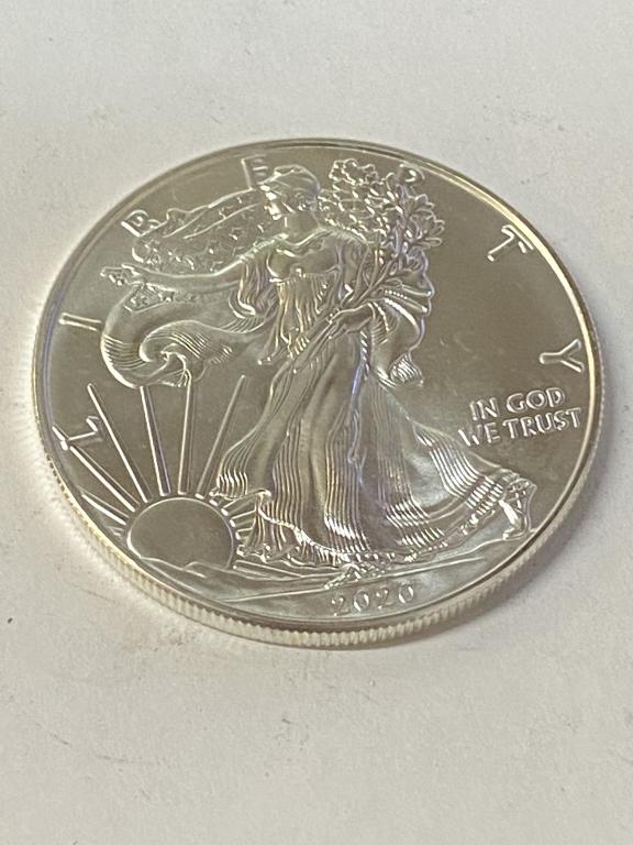 2020 US Silver Eagle (1 of 2)