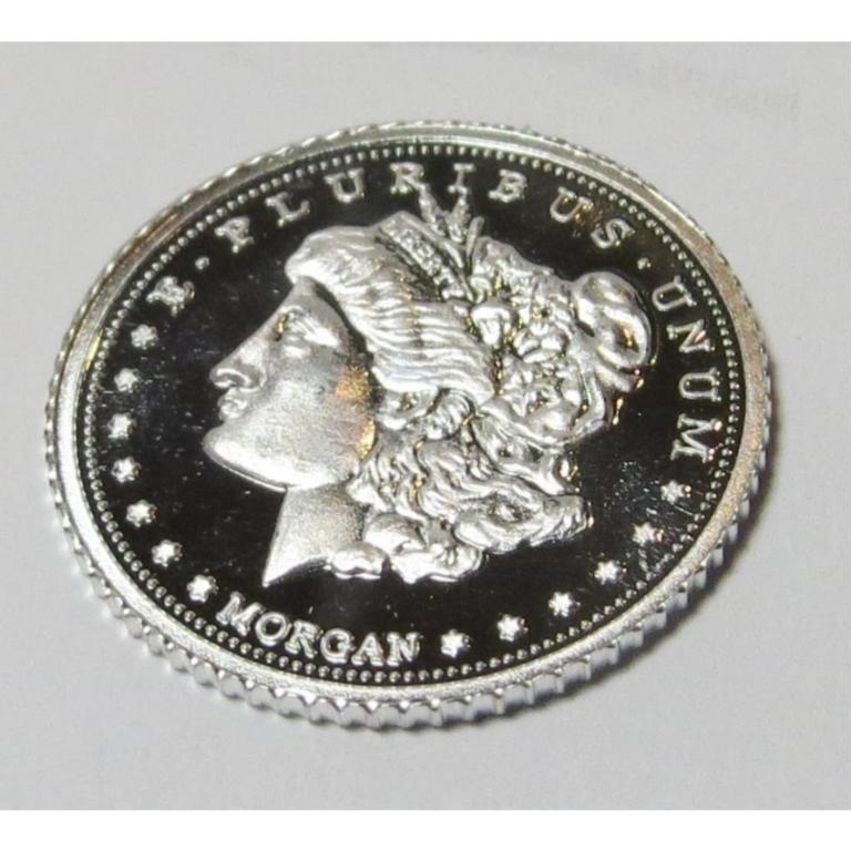 1 Gram Proof Morgan Design Silver Round (1 of 2)