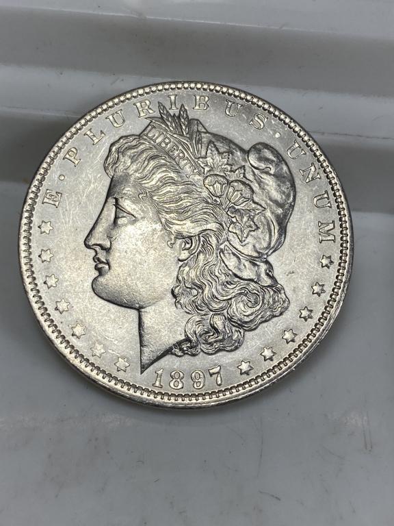 1897 P CRISP CLEAN Better Date Morgan Dollar (1 of 1)