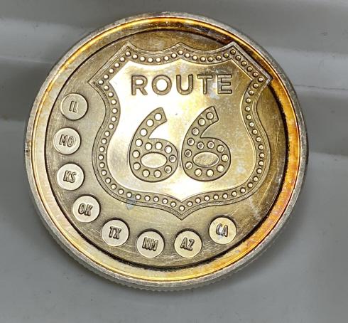 1 oz Collectible Route 66 Silver Round (1 of 1)