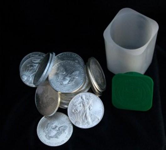 Roll of US Silver Eagles 1 oz (20) (1 of 1)