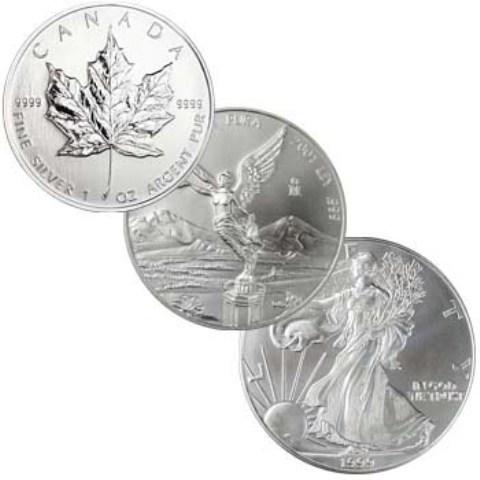 North American Silver Bullion Lot 3 pcs. (1 of 1)