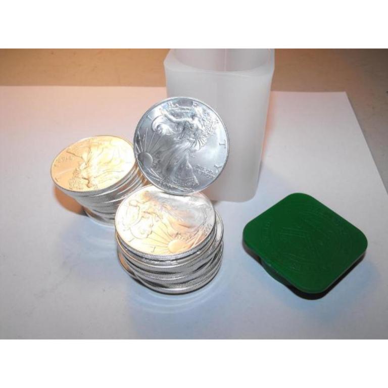 Roll of Mint Tube Silver Eagles - Random Years (1 of 1)