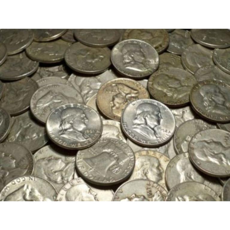 (20) Franklin Half Dollars - 90% Silver (1 of 1)