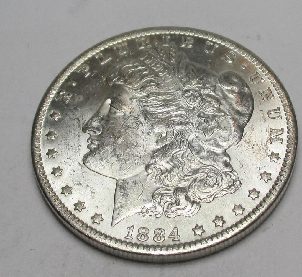1884-o- BU Morgan Silver Dollar (1 of 2)
