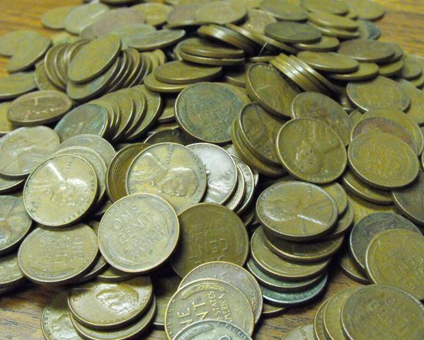 400 Circulated Wheat Cents (1 of 1)