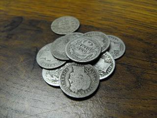 (10) Barber Dimes - AG-VG (1 of 1)