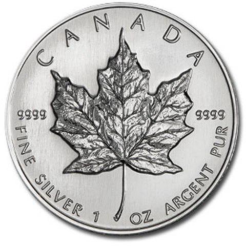 1 oz Silver Maple Leaf Random Date (1 of 1)