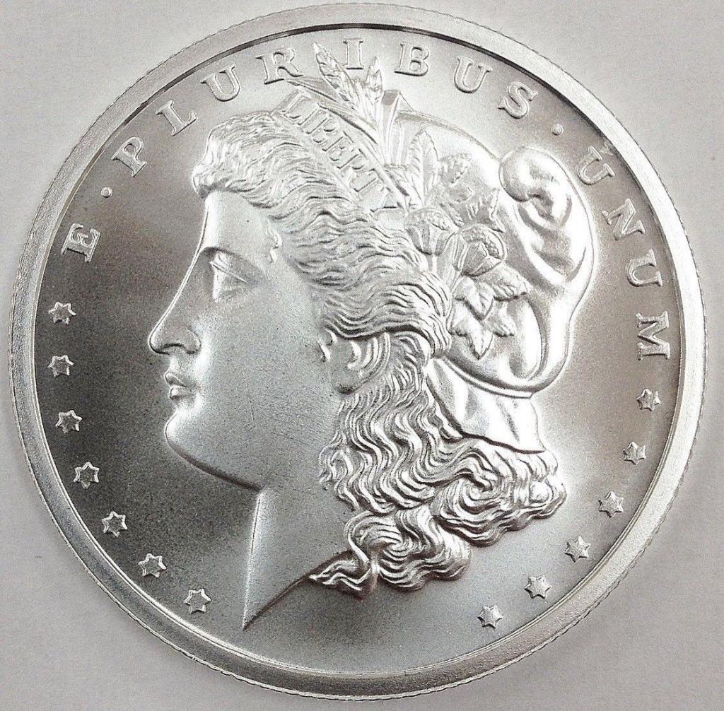 1 oz. Silver Morgan Design Silver Round (1 of 1)