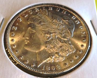 1898 P BU Grade Morgan Silver Dollar (1 of 2)