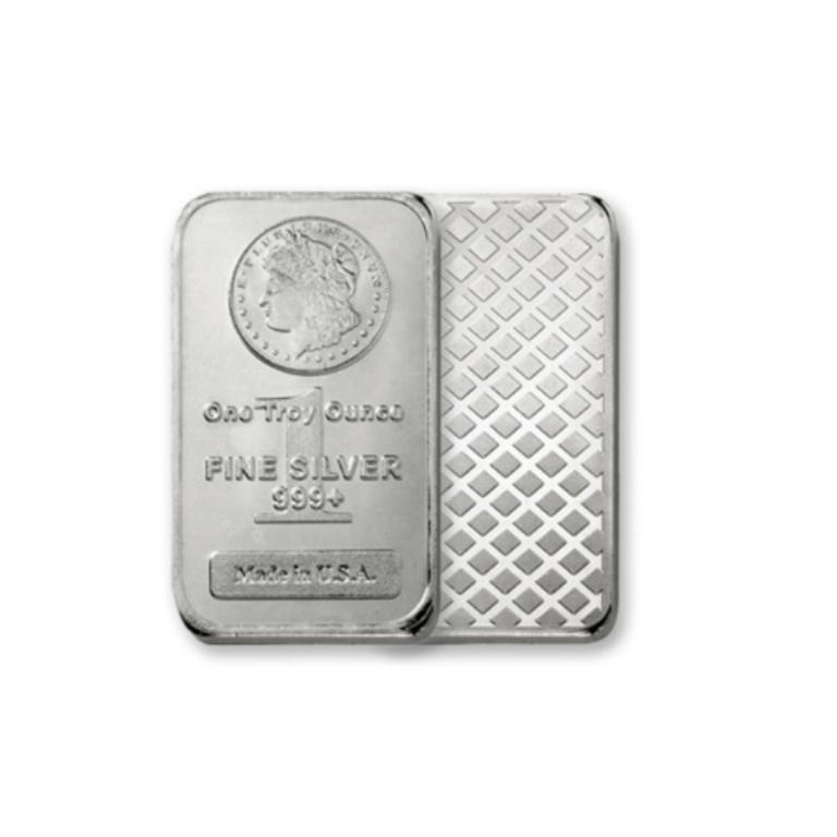 1 oz. Morgan Design Silver Bar .999 Pure (1 of 2)