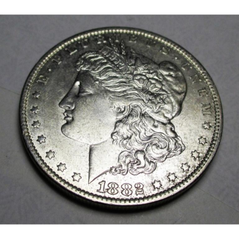 1882 O Tougher Date Morgan Silver dollar (1 of 2)