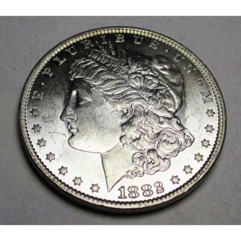 1882 O Better Date Morgan Silver Dollar (1 of 2)