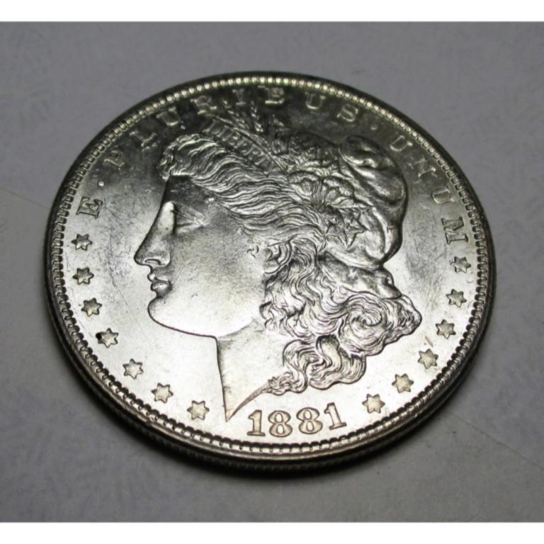 1881 s BU Morgan Silver Dollar (1 of 2)