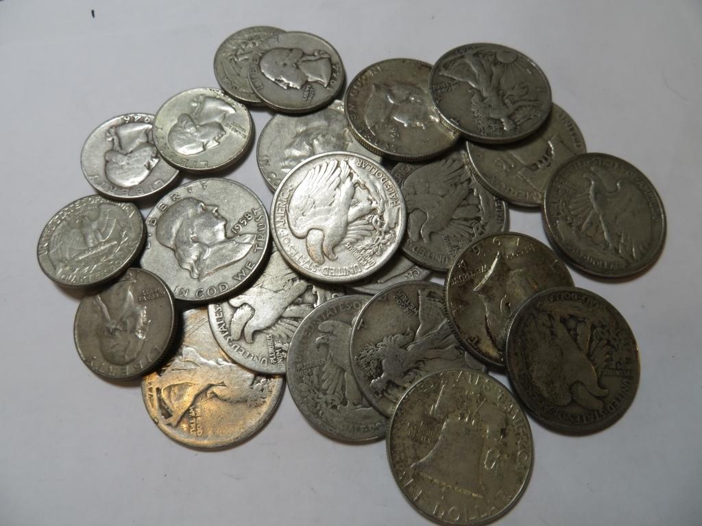 $10 face Value Mixed 90% Silver Coins (1 of 1)