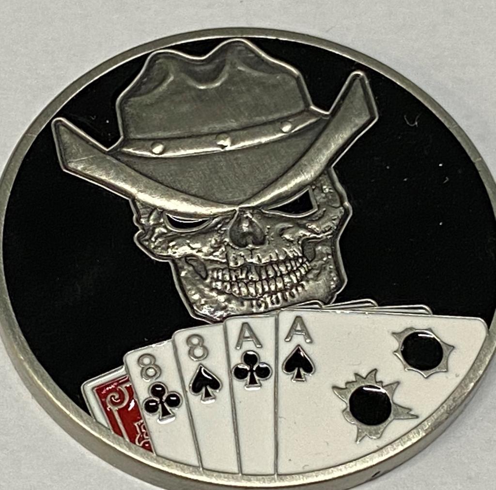 Dead Mans Hand Card Marker - Token A-8 (1 of 2)
