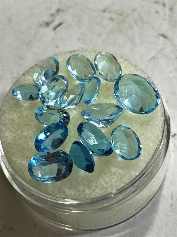 9.5 tcw. Natural Blue Topaz Gemstone Parcel (1 of 2)