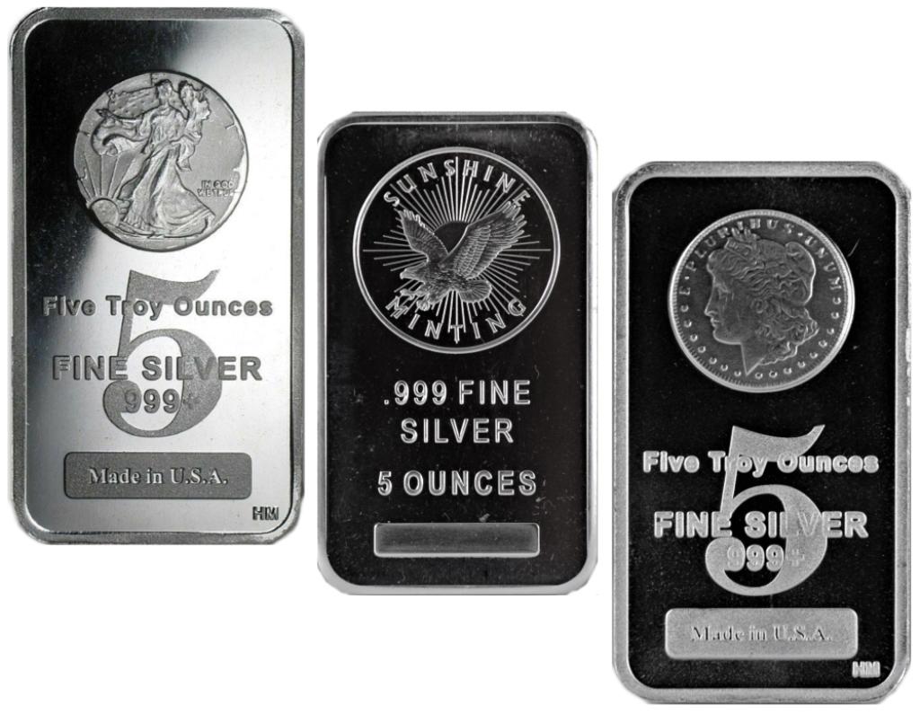 (1) Random Type 5 oz Silver Bar (1 of 2)