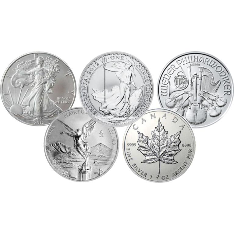 5 Nation 1 oz. Silver Bullion Investors Lot (1 of 1)