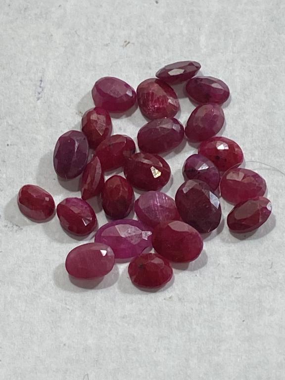 19.5 tcw. Red Ruby Gemstone Parcel (1 of 2)