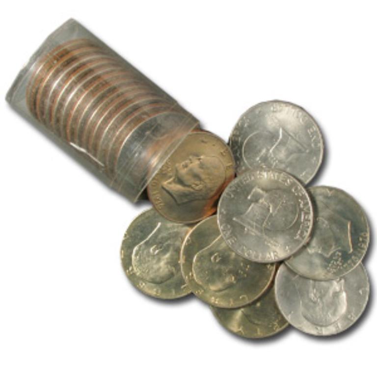 Lot of (20) IKE Dollars - in tube (1 of 1)