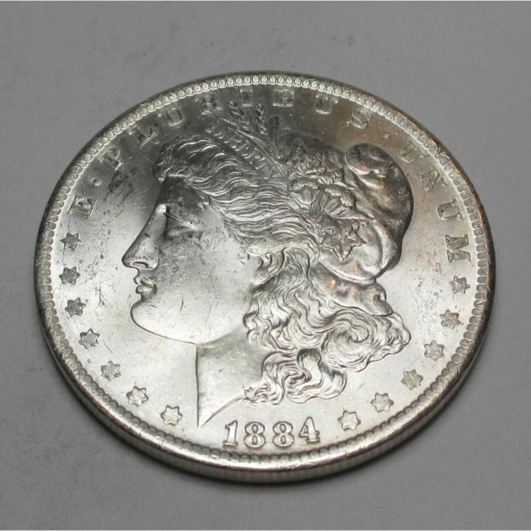 1884 o BU Grade Morgan Silver Dollar (1 of 2)