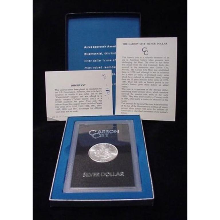 1884 CC GSA Morgan with Box (1 of 1)