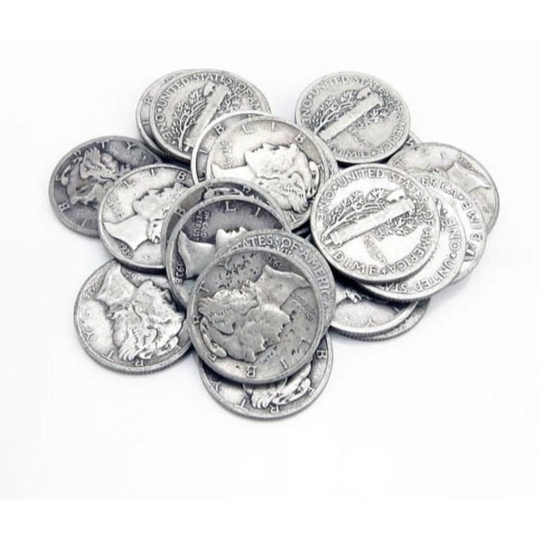 (20) Mercury Dimes - 90% silver (1 of 1)