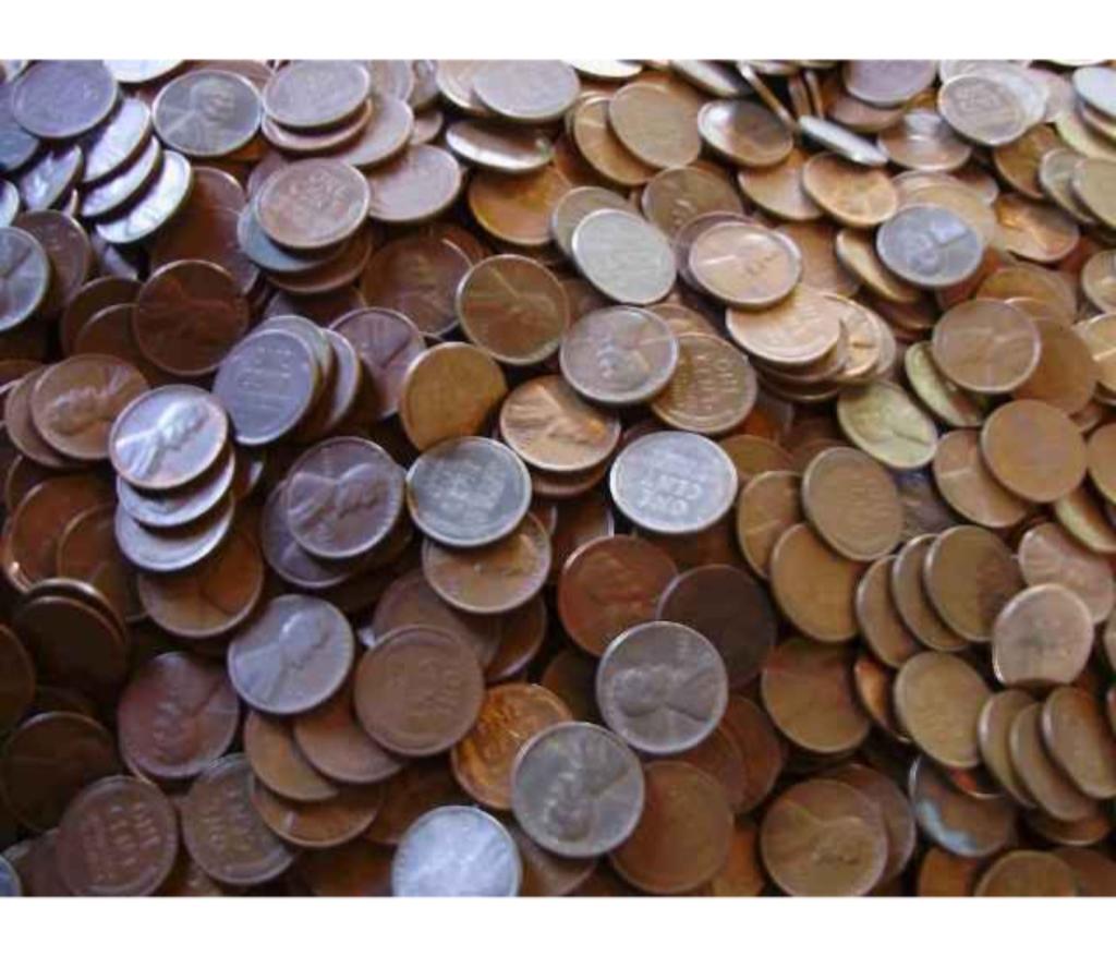 Lot of 5000 Wheat Cents! Full Bag! (1 of 1)