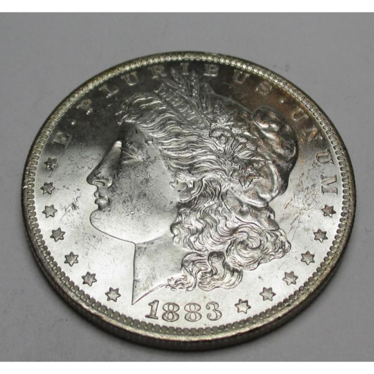1883 O BU Morgan Silver Dollar (1 of 2)